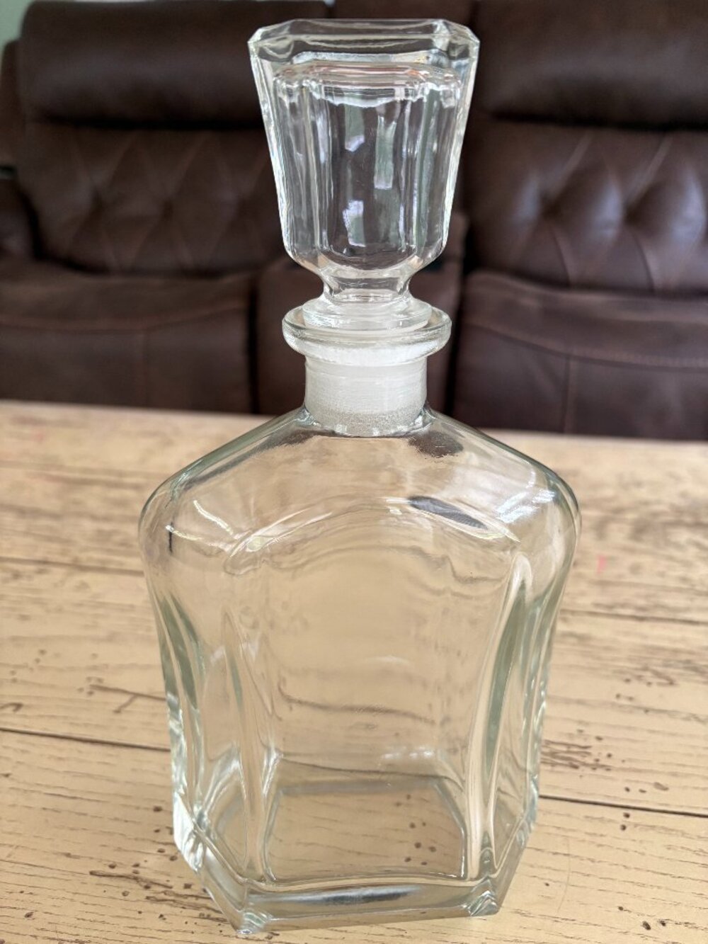 Whiskey Decanter with Glass Stopper, 26 oz.